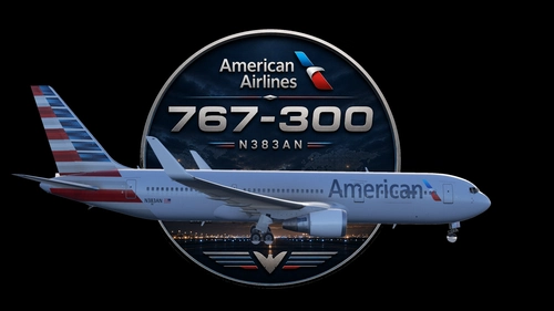 American Airlines Boeing 767-300 – N383AN