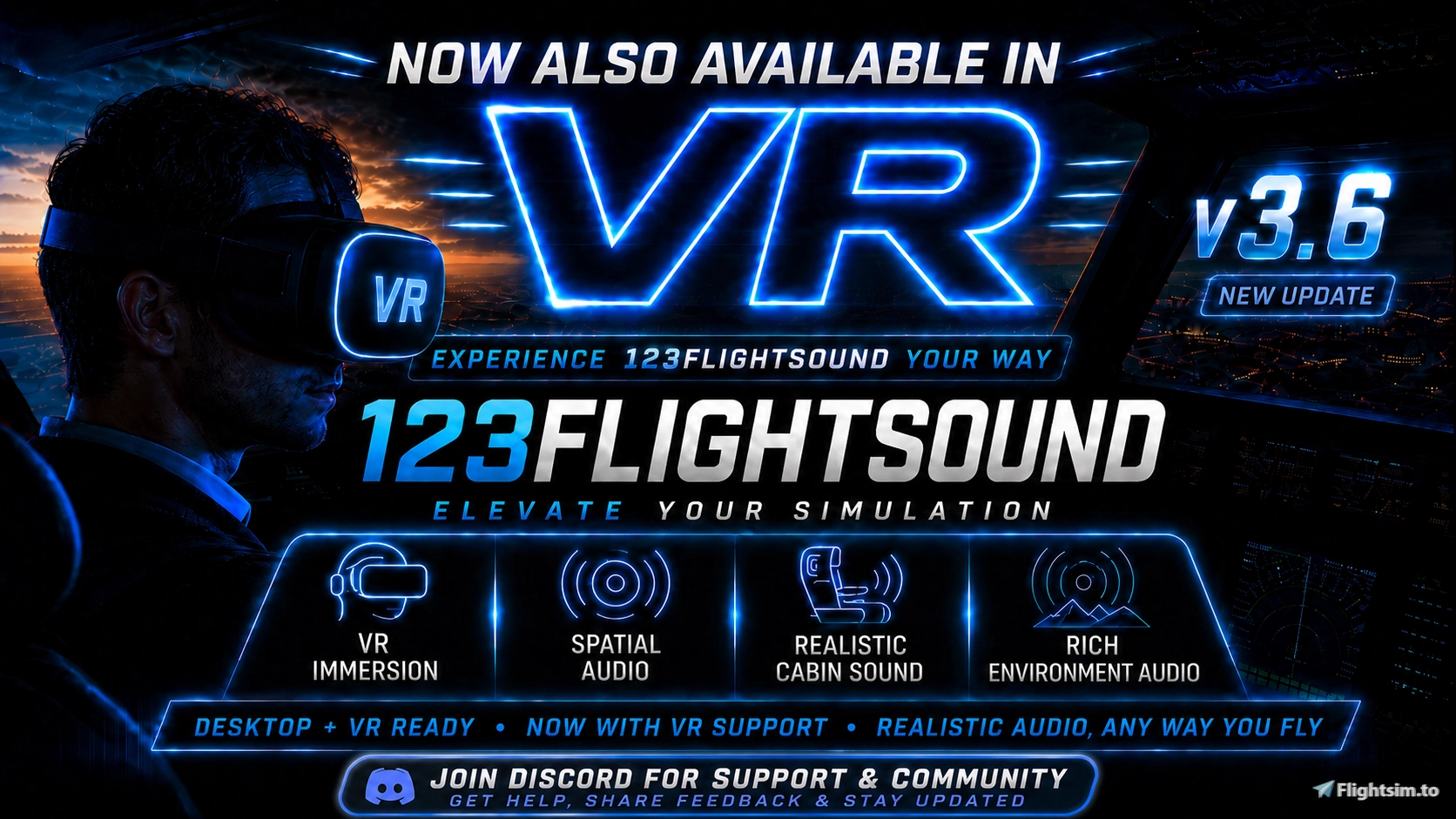 123flightSOUND | SimConnect Autoplay & Realistic Cabin Immersion with VR Support - Image 2