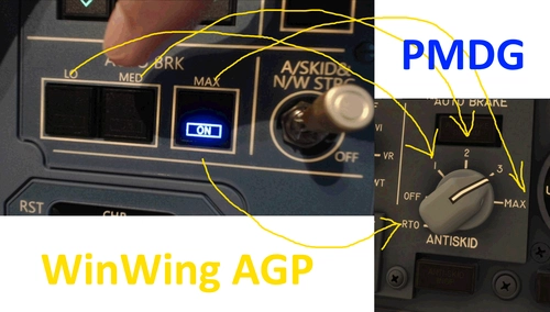 WinWing AGP for PMDG 737