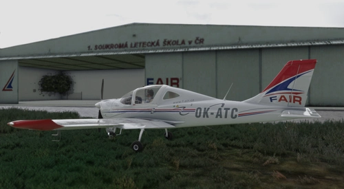 AeroSachs Tecnam P2002 JF OK-ATC - F-AIR livery