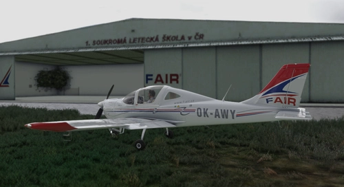 AeroSachs Tecnam P2002 JF OK-AWY - F-AIR livery