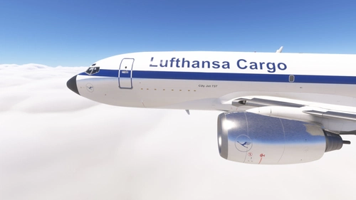 PMDG 737-700BDSF Lufthansa Cargo Vintage (D-ABHE)
