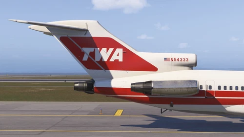 Trans World Airlines (solid lettering) 80's w/ Cabin | FSS 727 Pax (tested in MSFS 2024 only)
