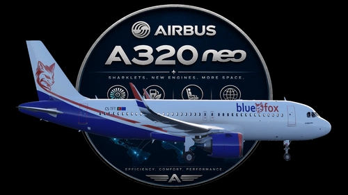Blue Fox Airbus A320neo – CS-TFT [Fictional]