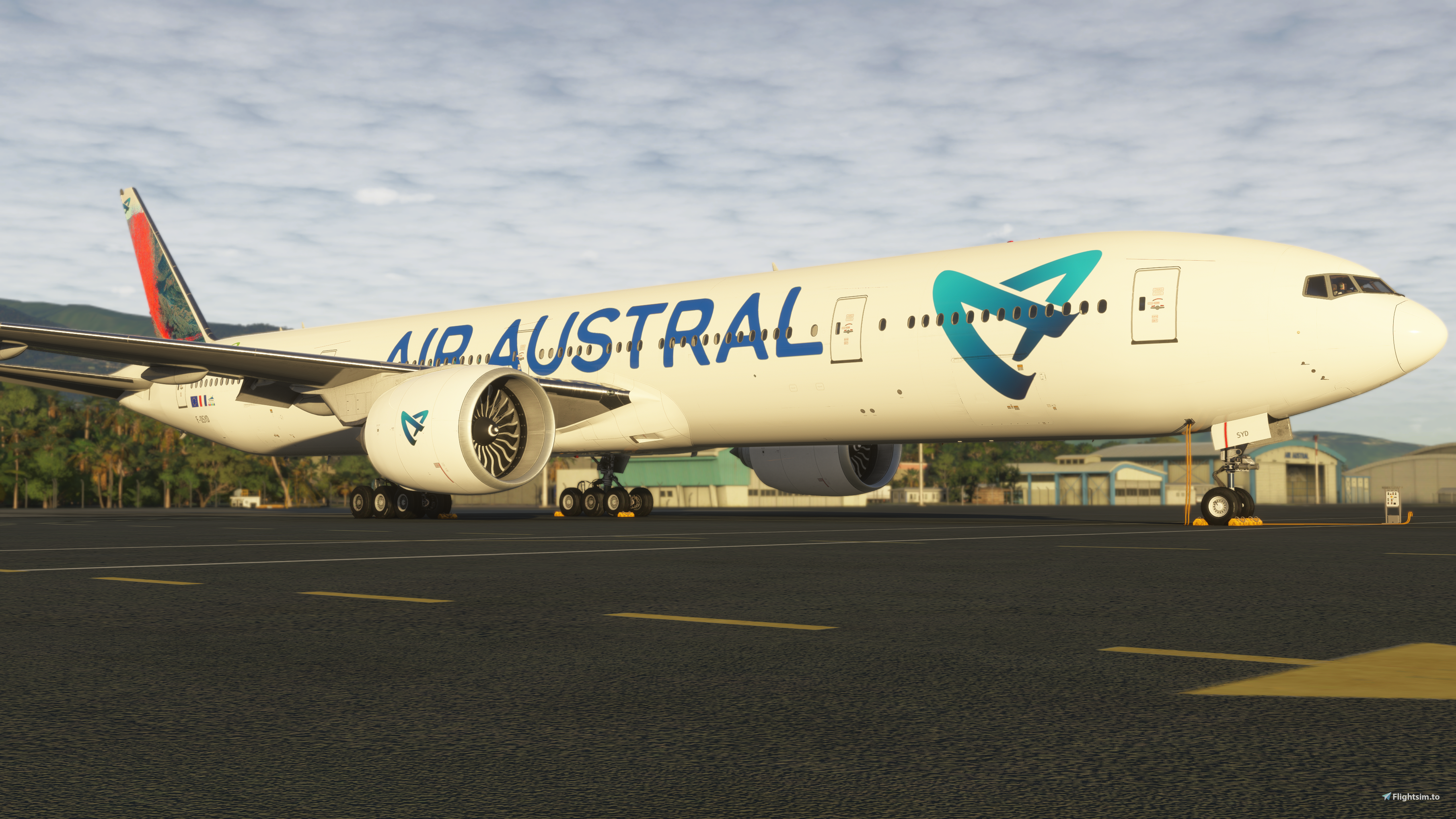 Air Austral B777-300ER F-OSYD - Aircraft Liveries for MSFS