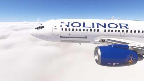 PMDG 737-700 w/ cabin Nolinor Aviation (C-GTUK)
