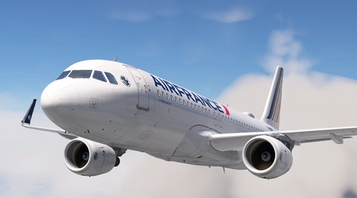 Fenix A320 Air-France with registration F-HEPJ and New Livery