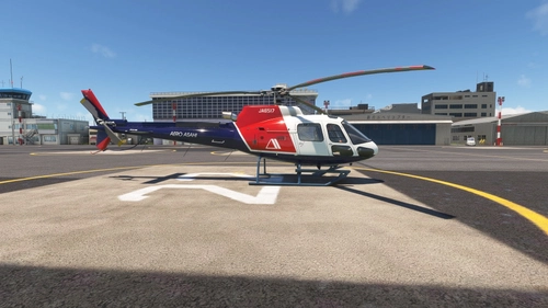 CowanSim H125 JA6517 Aero Asahi(朝日航洋)&Aero Toyota(エアロ トヨタ)