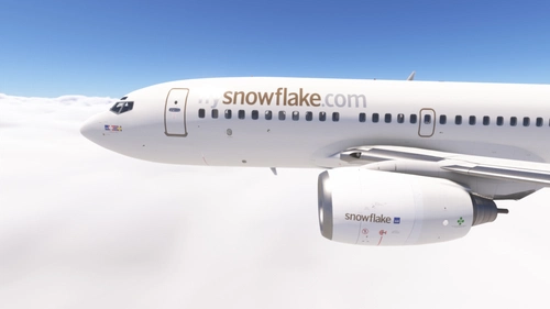 PMDG 737-700 w/ cabin SAS Snowflake (LN-RPN)