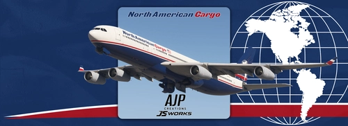 North American Cargo - N571NA - Inibuilds A340-300