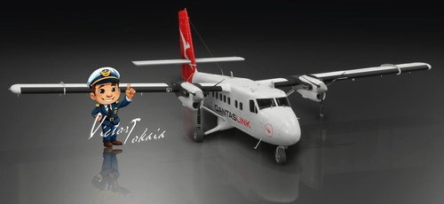 DHC6-Twin Otter | Qantas Link Livery | Fictional