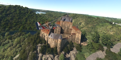 Ultralight Flight – Germany – Kriebstein Castle
