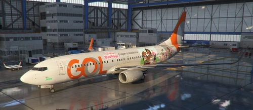 PMDG 737-800 - GOL Linhas Aereas Turma da Boiadeirinha Sticker (PR-GXU)