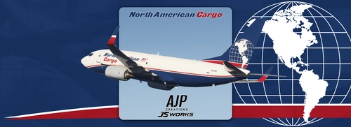 North American Cargo - N73751 - PMDG 737-700 BDSF
