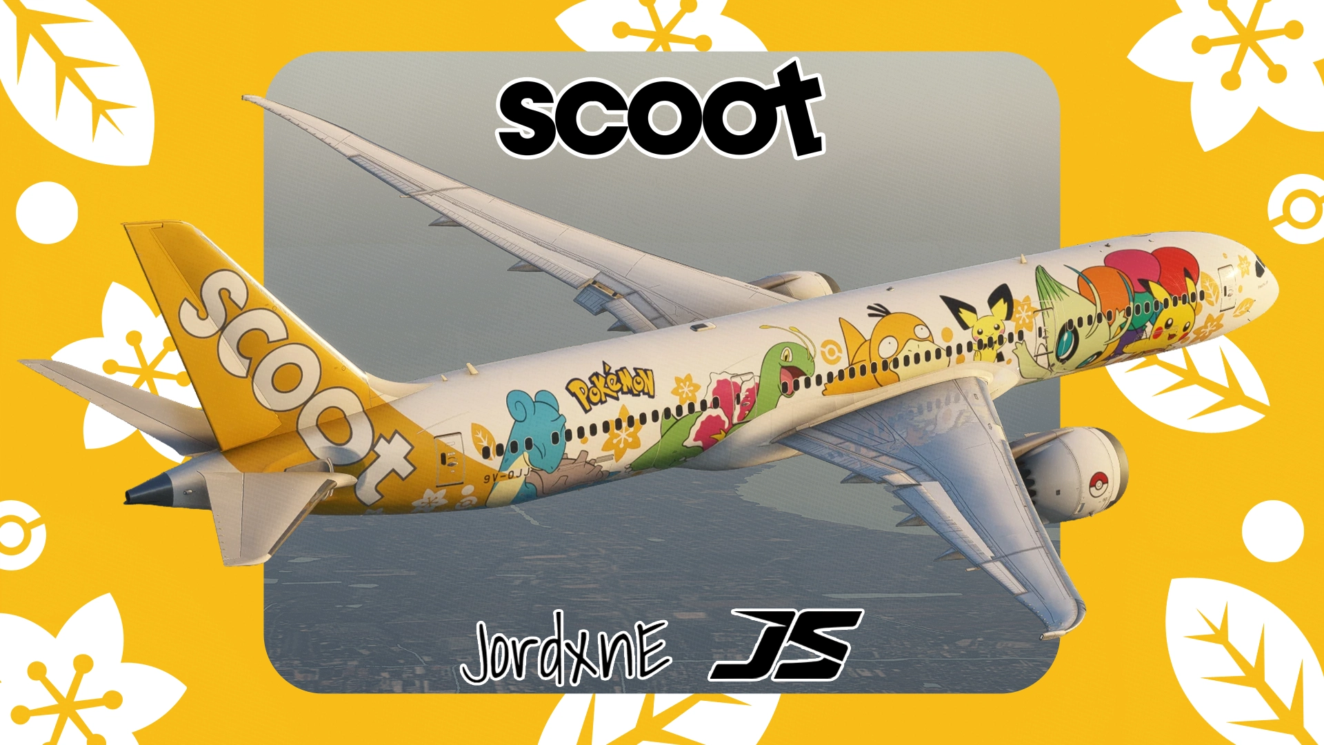 Scoot (Pikachu Jet TR | 9V-OJJ) - Horizon Simulations 787-9