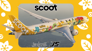 Scoot (Pikachu Jet TR | 9V-OJJ) - Horizon Simulations 787-9
