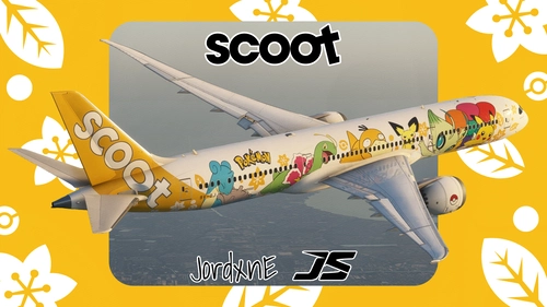 Scoot (Pikachu Jet TR | 9V-OJJ) - Horizon Simulations 787-9