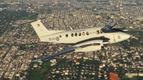 Carenado King Air B200 Fuerza Aerea Argentina Pack