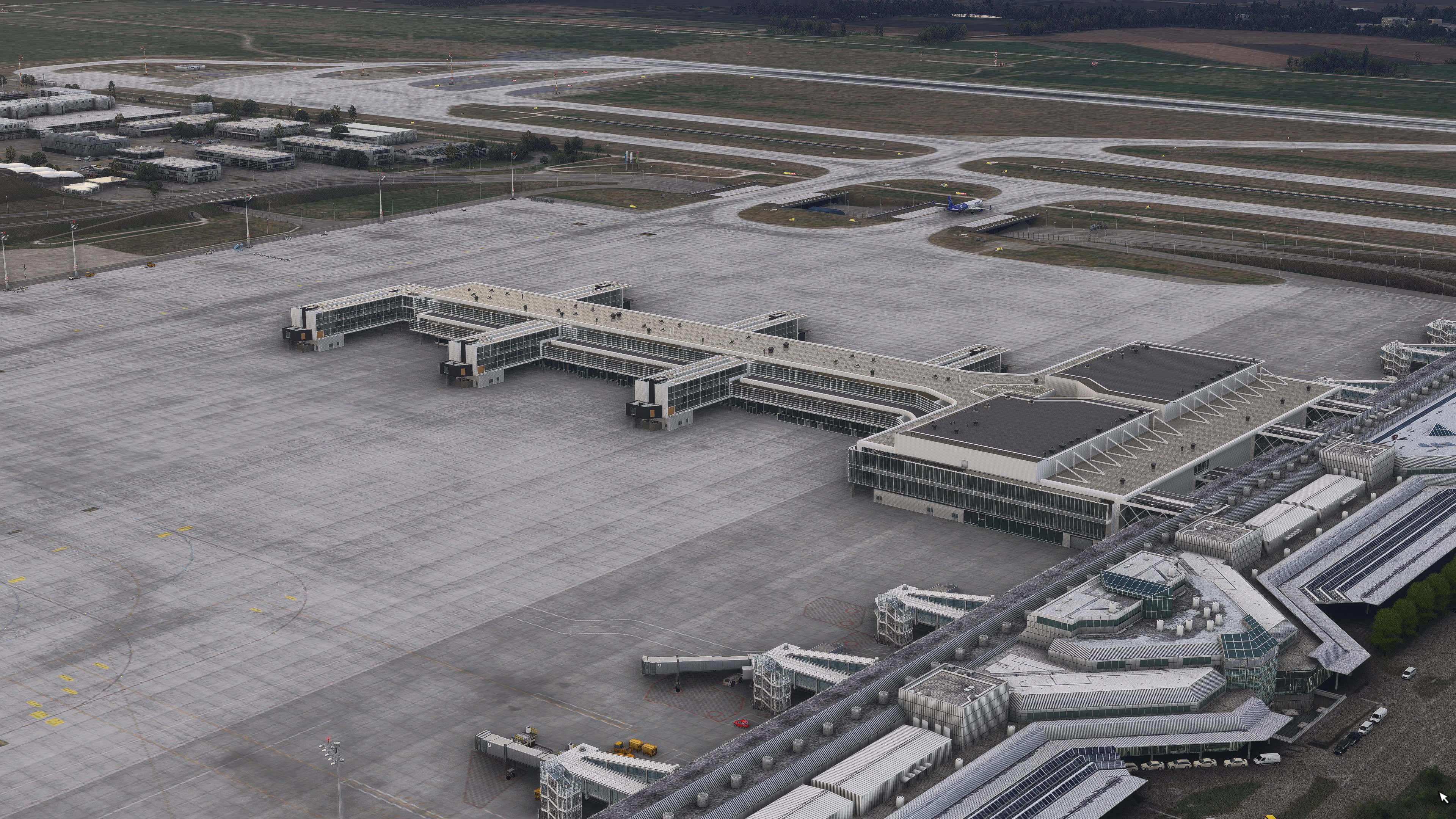 SimWing's EDDM Munich: Airport Enhancement (Missing Gates, Jetways, New Terminal) - Image 1