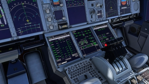 FBW A380X Clean Glass Cockpit & Windshield Mod (Original Colors Preserved)