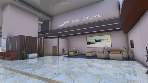 FSReborn Phenom 300E Signature Aviation FBO Logo