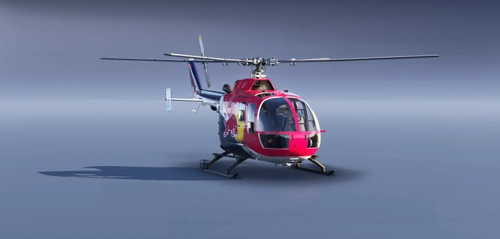 Bo-105 - D-HUDM 2019 - Flying bulls (8K)