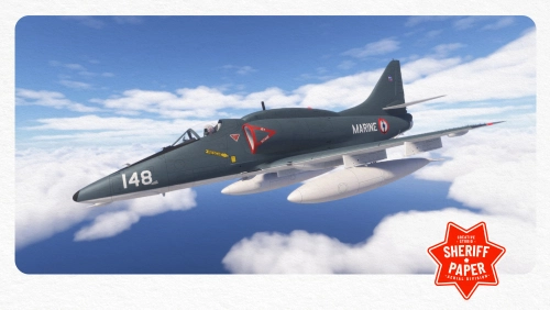 A4 Skyhawk - French Navy #148 (What-if)