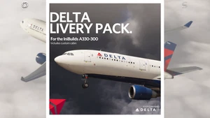 Delta Air Lines Livery Pack w/ Cabin | iniBuilds A330-300 thumbnail 1
