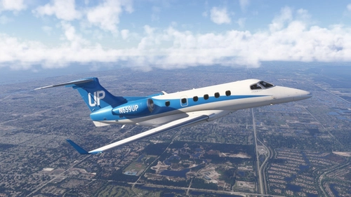FSReborn Phenom 300E - Wheels Up (Dynamic Reg.)