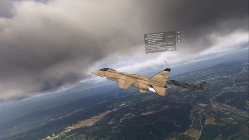 Missions for MILTECH Mission Hub: Fighter pilot training, Interception