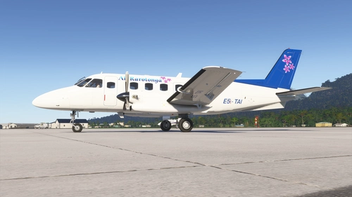Air Rarotonga E5-TAI Embraer Bandeirante Livery For MSFS 2024