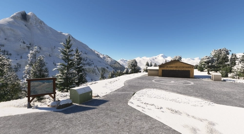 LF364 - ARCS 2000 Helipad - Paradiski - French Alps