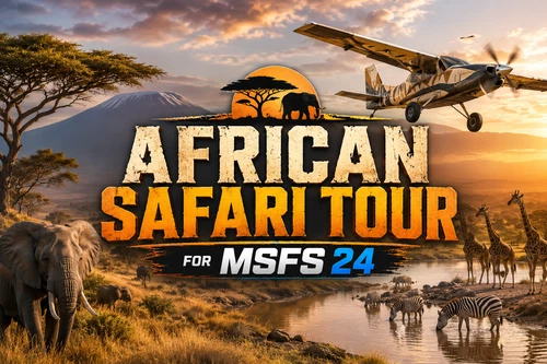 African Safari Bush Route For MSFS24