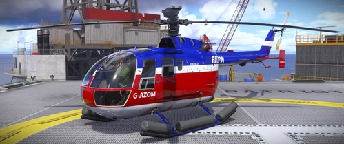 Miltech Bo105 - Bristow G-AZOM