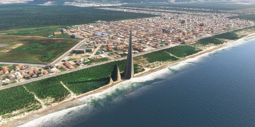 Flatten for spikes near SBNF Navegantes–Ministro Victor Konder  airport