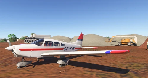 Justflight PA28-II SE-KIK repaint request