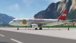 LVFR A320-214 (Legacy) | LTU: RCD Mallorca Livery (D-ALTD) thumbnail 3