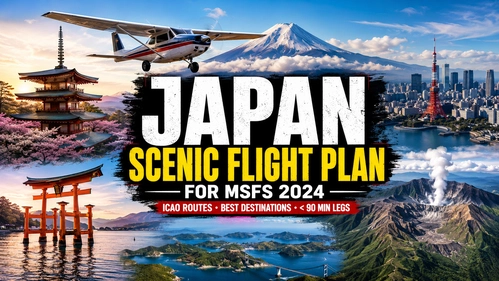 Japan Scenic Bush & GA Tour for MSFS 2024