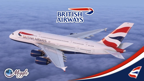 British Airways Livery w/ Cabin [8K/4K] [A380X]