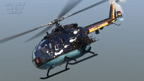 Miltech Bo 105 87+38 - 50 Jahre Fritzlar