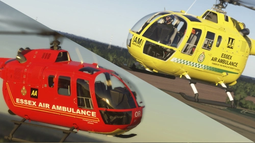 Miltech Bo 105 | Essex Air Ambulance | G-AZOR G-ESAM