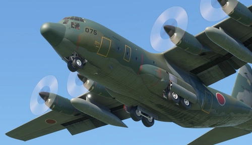 Captainsim JASDF C-130H  Dirty