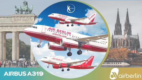 [PACK] LatinVFR A319 Air Berlin Liveries Pack - 4K & 8K