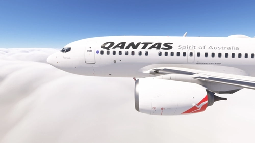 PMDG 737-600 w/ cabin Qantas (VH-VXT)