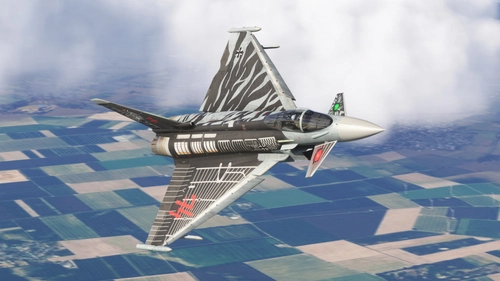 IFE EF2000/Typhoon - Luftwaffe 2024 NATO tiger meet 'Cyborg Tiger' - (8K)