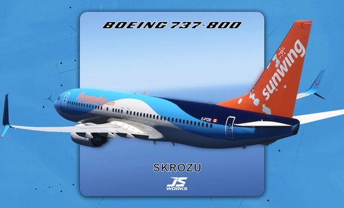 PMDG 737-800 SunWings C-FTZD | Skrozu