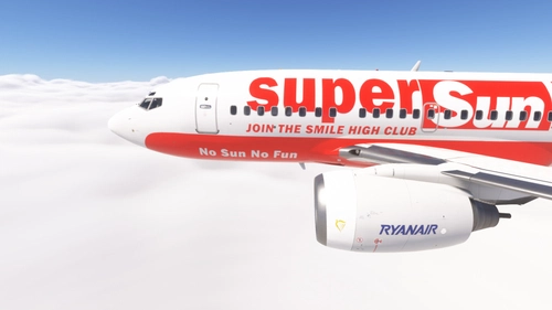 PMDG 737-600 w/ cabin Ryanair - The Sun (EI-CNT)