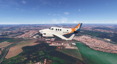 Microsoft King Air C90GTX ProCharter Zambia 9J-PCB