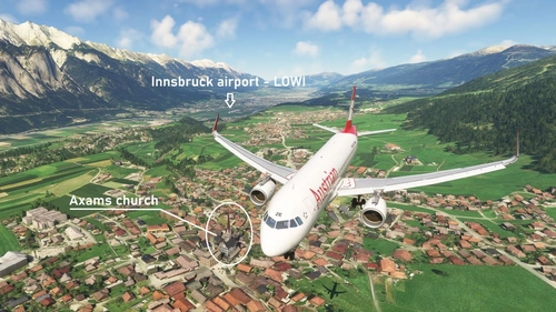 Axams church - Innsbruck (LOWI) - Landmark