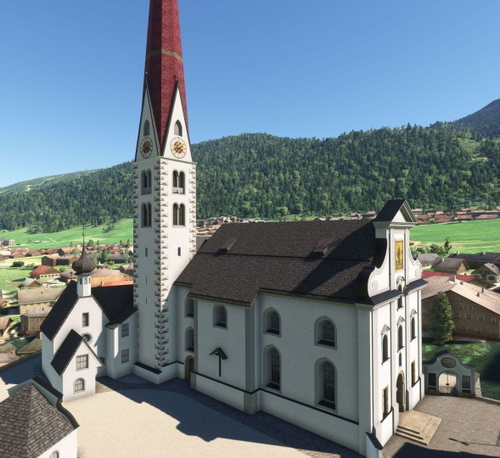 Axams church - Innsbruck (LOWI) - Landmark